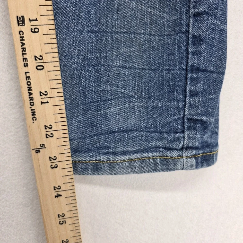 Levis 502 Boys Size 8 Regular Taper Jeans Blue Premium Denim 24x22 Casual
